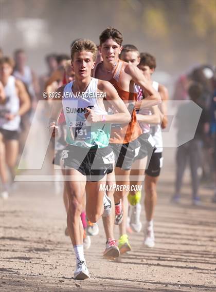 Thumbnail 1 in CHSAA 4A Cross Country Final photogallery.
