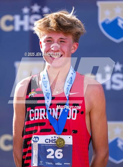 Thumbnail 1 in CHSAA 4A Cross Country Final photogallery.