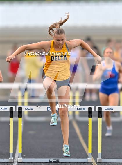 Thumbnail 2 in IHSAA Delta Sectional (300 Meter Hurdles)   photogallery.