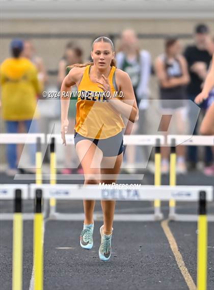 Thumbnail 3 in IHSAA Delta Sectional (300 Meter Hurdles)   photogallery.