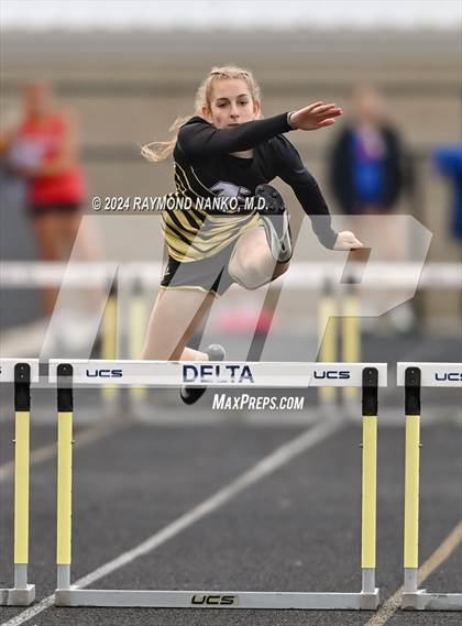 Thumbnail 3 in IHSAA Delta Sectional (300 Meter Hurdles)   photogallery.