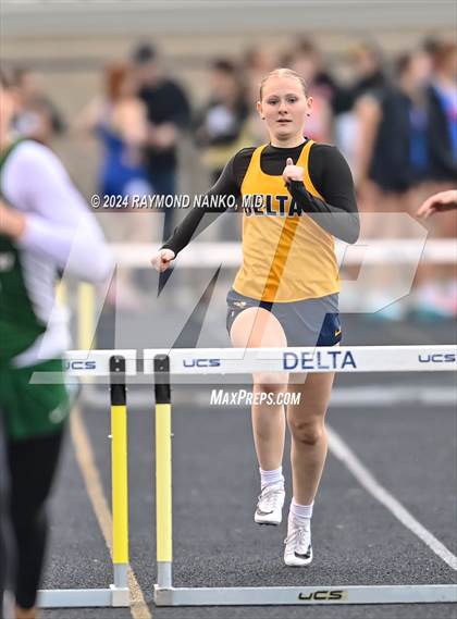 Thumbnail 3 in IHSAA Delta Sectional (300 Meter Hurdles)   photogallery.