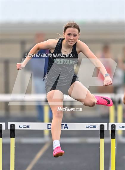 Thumbnail 3 in IHSAA Delta Sectional (300 Meter Hurdles)   photogallery.