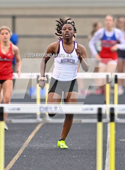 Thumbnail 3 in IHSAA Delta Sectional (300 Meter Hurdles)   photogallery.