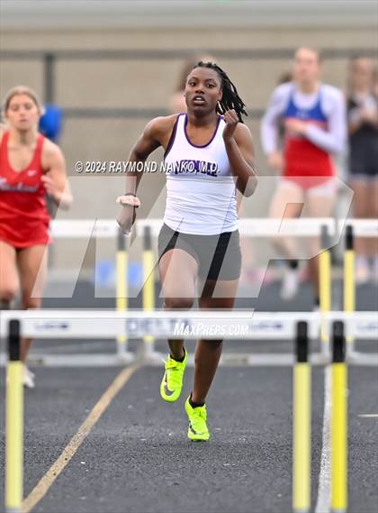 Thumbnail 1 in IHSAA Delta Sectional (300 Meter Hurdles)   photogallery.