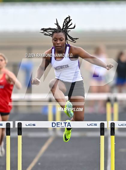 Thumbnail 3 in IHSAA Delta Sectional (300 Meter Hurdles)   photogallery.