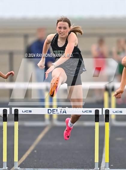 Thumbnail 3 in IHSAA Delta Sectional (300 Meter Hurdles)   photogallery.