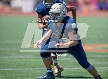 Thumbnail 1 in Notre Dame (SO) vs. Desert Vista (Honor Bowl) photogallery.