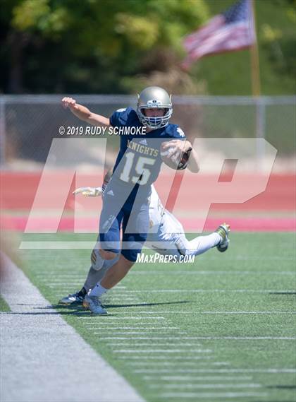 Thumbnail 1 in Notre Dame (SO) vs. Desert Vista (Honor Bowl) photogallery.