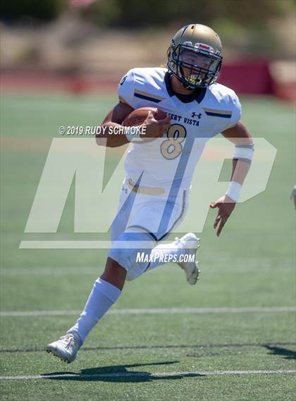 Thumbnail 1 in Notre Dame (SO) vs. Desert Vista (Honor Bowl) photogallery.