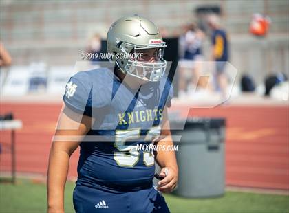 Thumbnail 1 in Notre Dame (SO) vs. Desert Vista (Honor Bowl) photogallery.