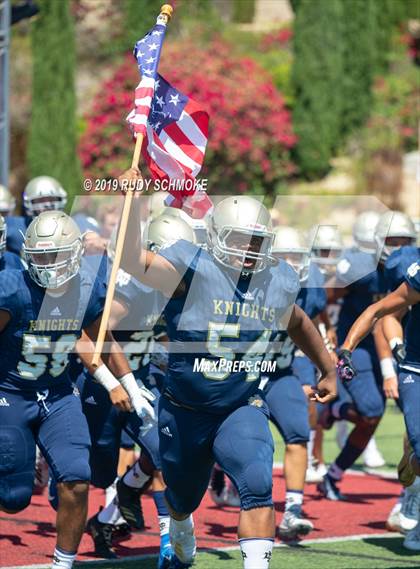 Thumbnail 1 in Notre Dame (SO) vs. Desert Vista (Honor Bowl) photogallery.