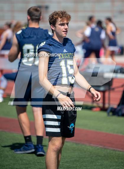 Thumbnail 1 in Notre Dame (SO) vs. Desert Vista (Honor Bowl) photogallery.
