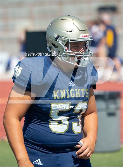 Thumbnail 2 in Notre Dame (SO) vs. Desert Vista (Honor Bowl) photogallery.
