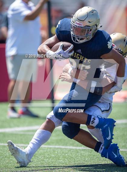 Thumbnail 1 in Notre Dame (SO) vs. Desert Vista (Honor Bowl) photogallery.