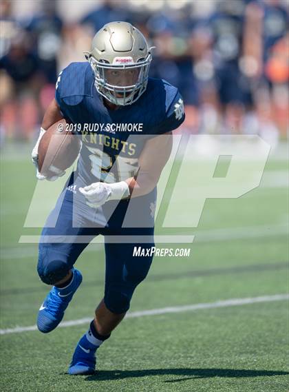 Thumbnail 1 in Notre Dame (SO) vs. Desert Vista (Honor Bowl) photogallery.