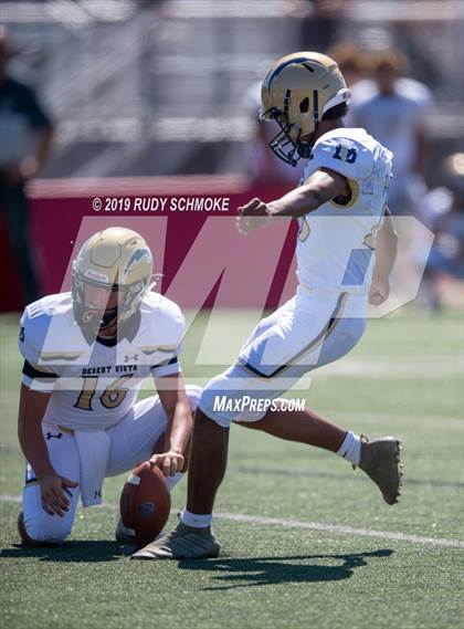Thumbnail 2 in Notre Dame (SO) vs. Desert Vista (Honor Bowl) photogallery.