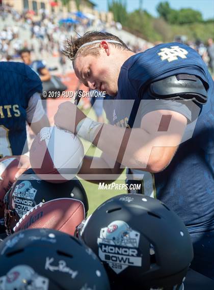 Thumbnail 3 in Notre Dame (SO) vs. Desert Vista (Honor Bowl) photogallery.