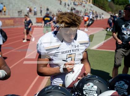 Thumbnail 2 in Notre Dame (SO) vs. Desert Vista (Honor Bowl) photogallery.