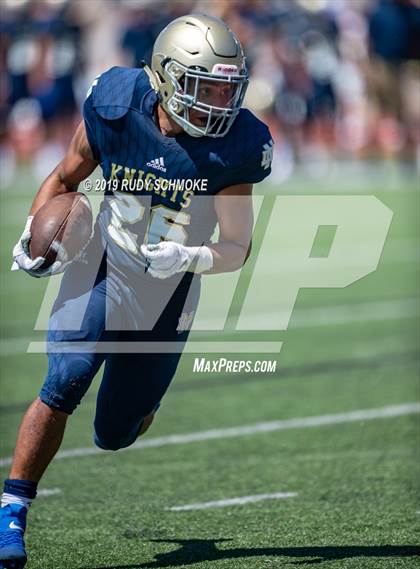 Thumbnail 2 in Notre Dame (SO) vs. Desert Vista (Honor Bowl) photogallery.