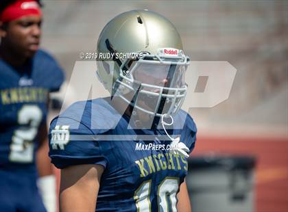 Thumbnail 1 in Notre Dame (SO) vs. Desert Vista (Honor Bowl) photogallery.