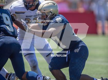 Thumbnail 1 in Notre Dame (SO) vs. Desert Vista (Honor Bowl) photogallery.