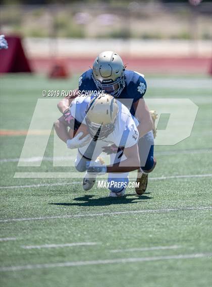 Thumbnail 2 in Notre Dame (SO) vs. Desert Vista (Honor Bowl) photogallery.