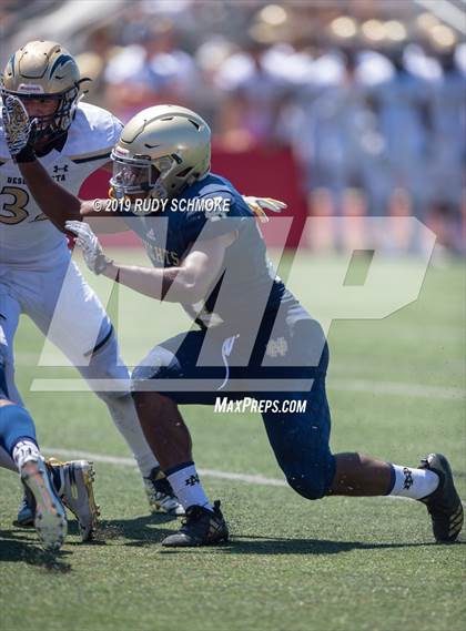 Thumbnail 3 in Notre Dame (SO) vs. Desert Vista (Honor Bowl) photogallery.