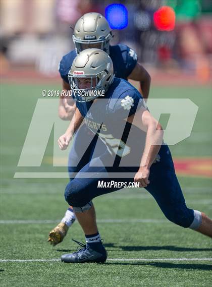 Thumbnail 2 in Notre Dame (SO) vs. Desert Vista (Honor Bowl) photogallery.