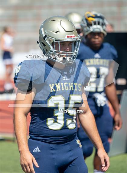 Thumbnail 1 in Notre Dame (SO) vs. Desert Vista (Honor Bowl) photogallery.
