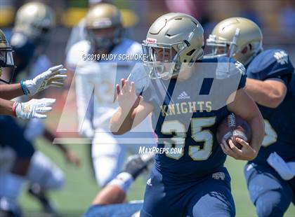 Thumbnail 1 in Notre Dame (SO) vs. Desert Vista (Honor Bowl) photogallery.