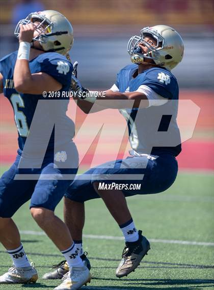 Thumbnail 2 in Notre Dame (SO) vs. Desert Vista (Honor Bowl) photogallery.