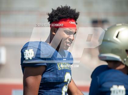 Thumbnail 3 in Notre Dame (SO) vs. Desert Vista (Honor Bowl) photogallery.