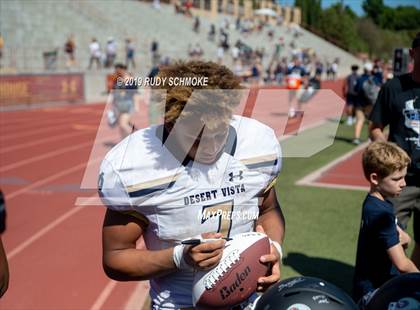 Thumbnail 3 in Notre Dame (SO) vs. Desert Vista (Honor Bowl) photogallery.