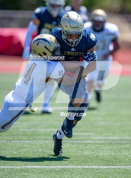 Thumbnail 1 in Notre Dame (SO) vs. Desert Vista (Honor Bowl) photogallery.