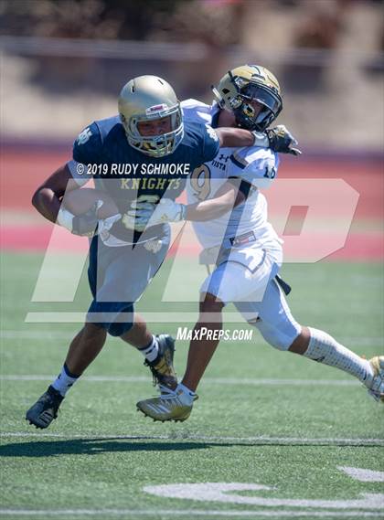 Thumbnail 1 in Notre Dame (SO) vs. Desert Vista (Honor Bowl) photogallery.