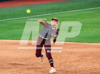 Thumbnail 1 in Aubrey vs. Calallen (UIL 4A Softball Semifinal) photogallery.