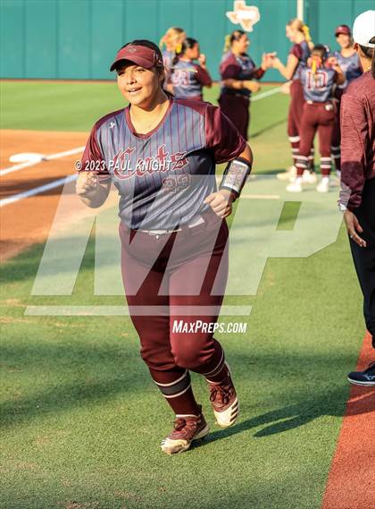 Thumbnail 2 in Aubrey vs. Calallen (UIL 4A Softball Semifinal) photogallery.