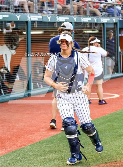 Thumbnail 2 in Aubrey vs. Calallen (UIL 4A Softball Semifinal) photogallery.