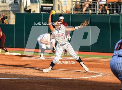 Thumbnail 2 in Aubrey vs. Calallen (UIL 4A Softball Semifinal) photogallery.