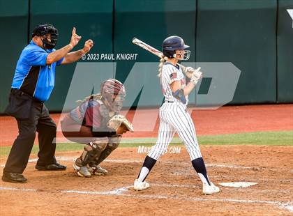 Thumbnail 1 in Aubrey vs. Calallen (UIL 4A Softball Semifinal) photogallery.
