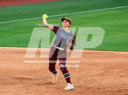Thumbnail 2 in Aubrey vs. Calallen (UIL 4A Softball Semifinal) photogallery.