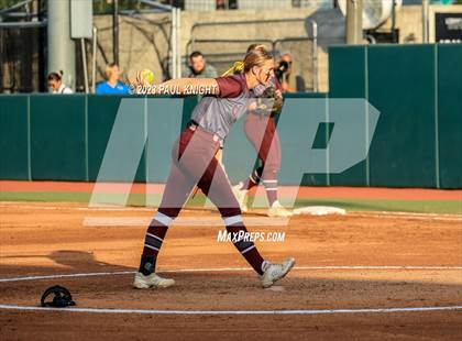 Thumbnail 2 in Aubrey vs. Calallen (UIL 4A Softball Semifinal) photogallery.