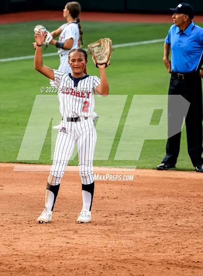 Thumbnail 1 in Aubrey vs. Calallen (UIL 4A Softball Semifinal) photogallery.
