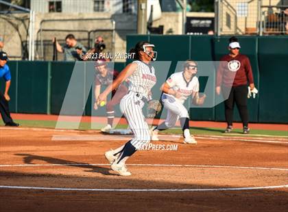 Thumbnail 2 in Aubrey vs. Calallen (UIL 4A Softball Semifinal) photogallery.