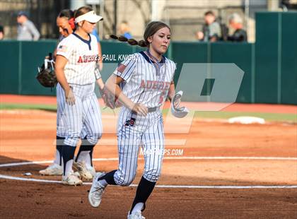 Thumbnail 3 in Aubrey vs. Calallen (UIL 4A Softball Semifinal) photogallery.