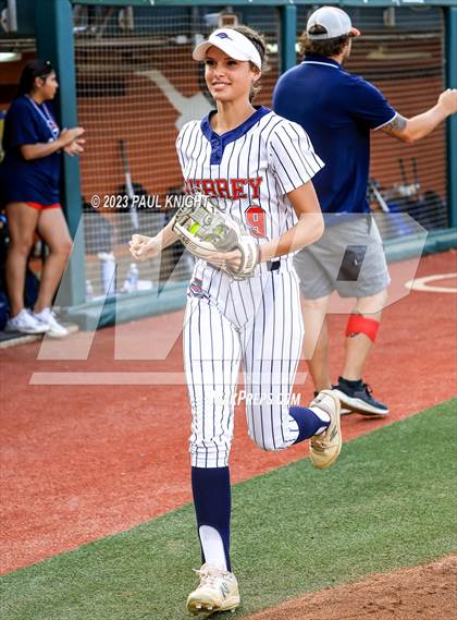 Thumbnail 2 in Aubrey vs. Calallen (UIL 4A Softball Semifinal) photogallery.