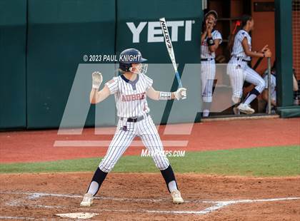 Thumbnail 3 in Aubrey vs. Calallen (UIL 4A Softball Semifinal) photogallery.