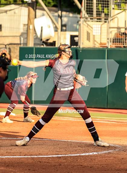 Thumbnail 1 in Aubrey vs. Calallen (UIL 4A Softball Semifinal) photogallery.