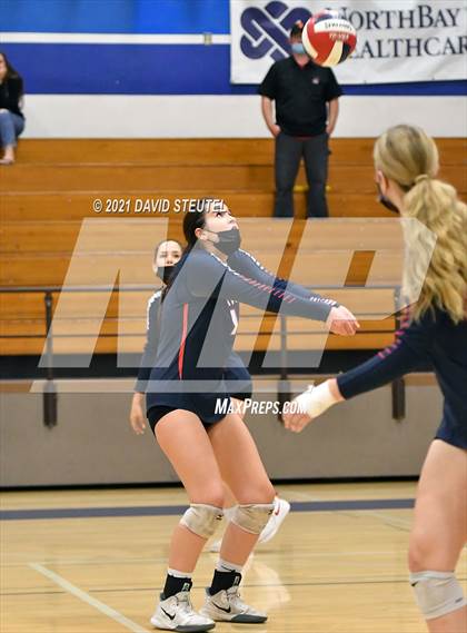 Thumbnail 2 in Trinity @ Vacaville Christian (CIF NorCal D5 Playoffs) photogallery.